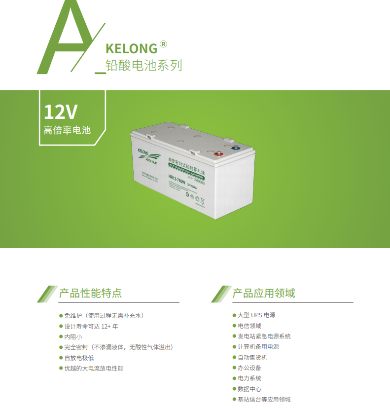 南宫体育app蓄电池12V系列(图1)